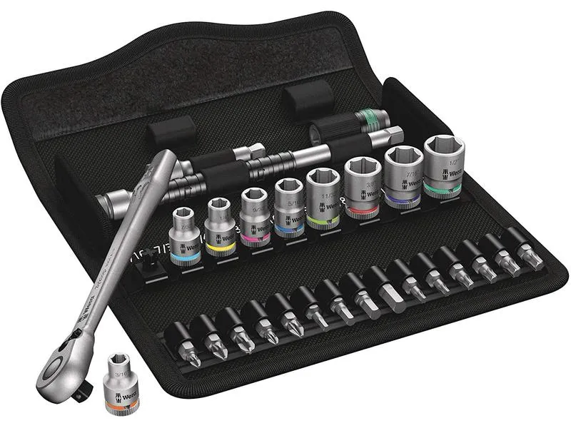 Wera Ratschen-Set 8100 SA 11 Zyklop 1/4, 28-teilig Wera Ratschen-Set 8100 SA 11 Zyklop 1/4, 28-teilig