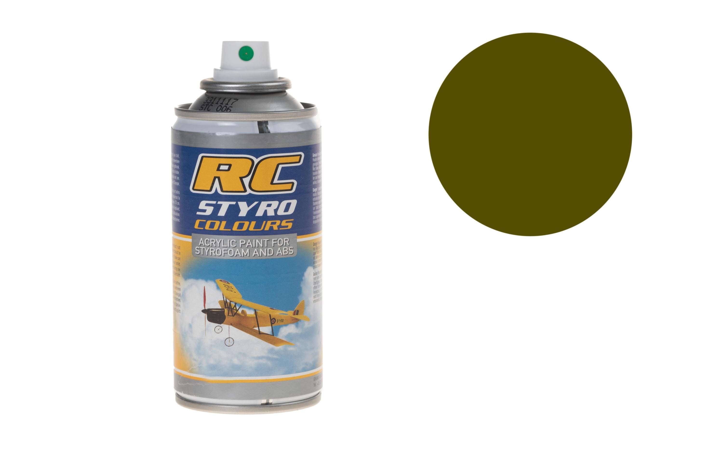 Ghiant Kunststoffspray RC STYRO Olivegrün 313 150 ml