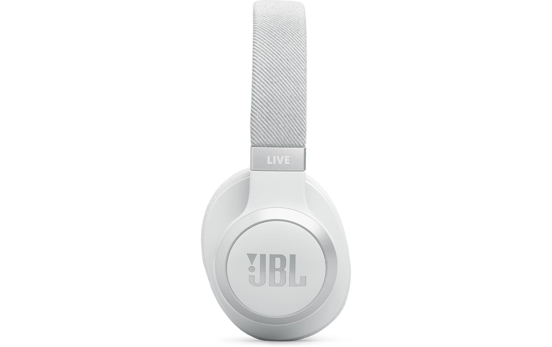 JBL Wireless On-Ear-Kopfhörer Live 770NC Weiss