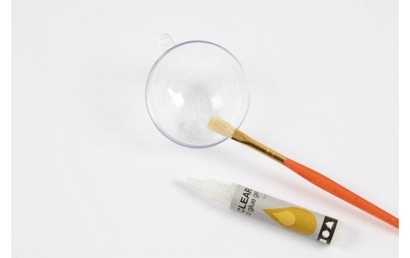 Creativ Company Bastelset Weihnachtskugeln Pailletten