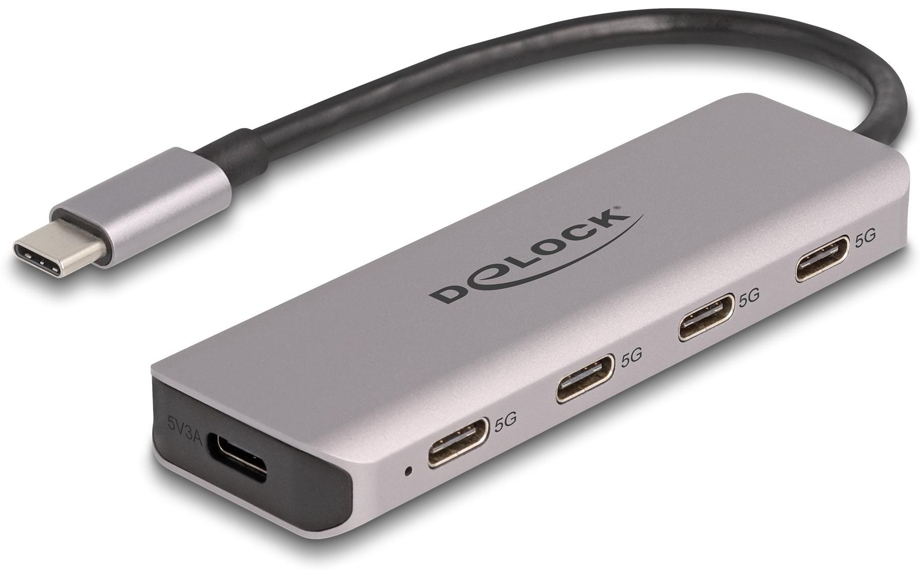Delock USB-Hub 4x USB C 5Gbps