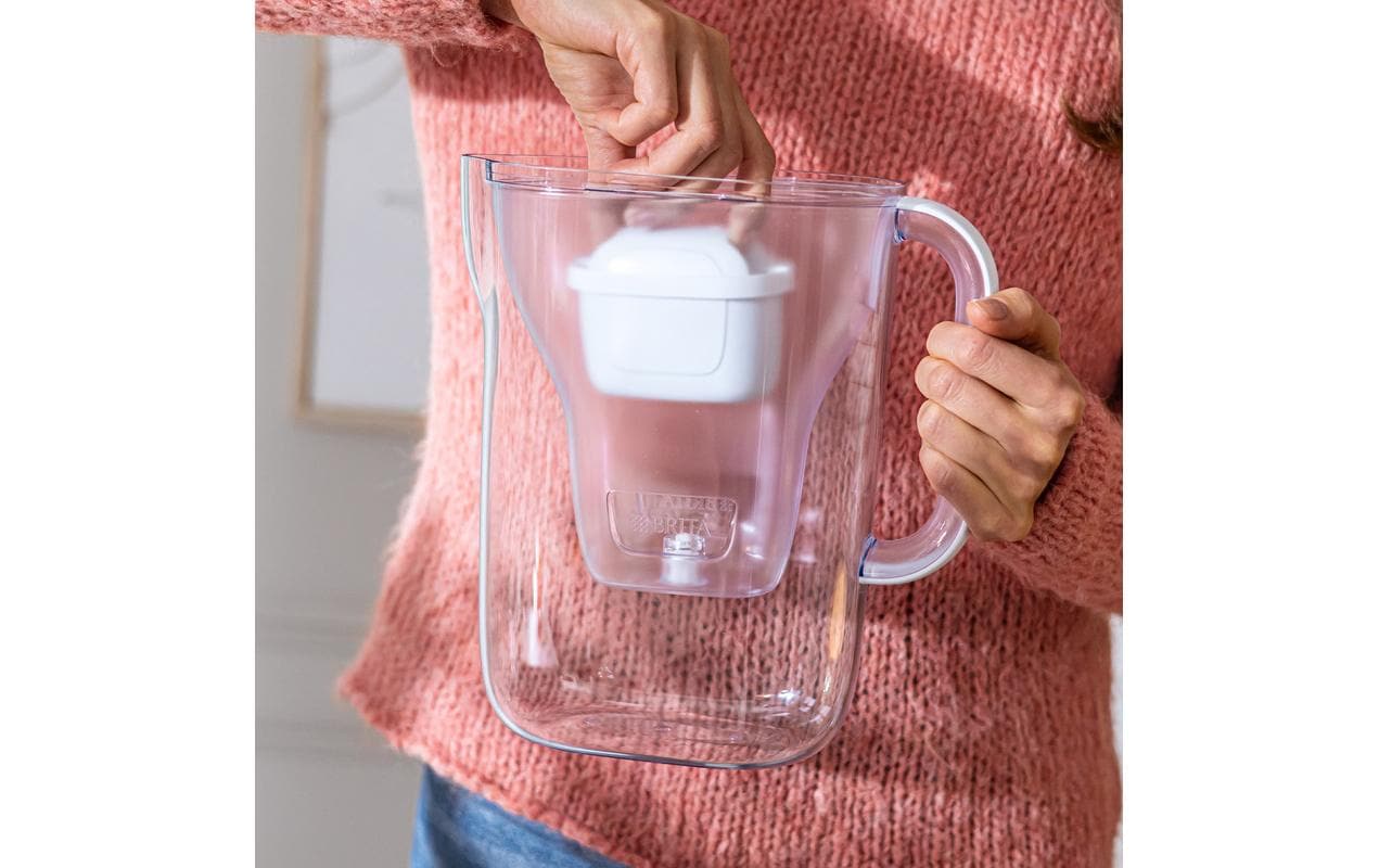 BRITA Wasserfilter Style Essential XL Blau/Transparent