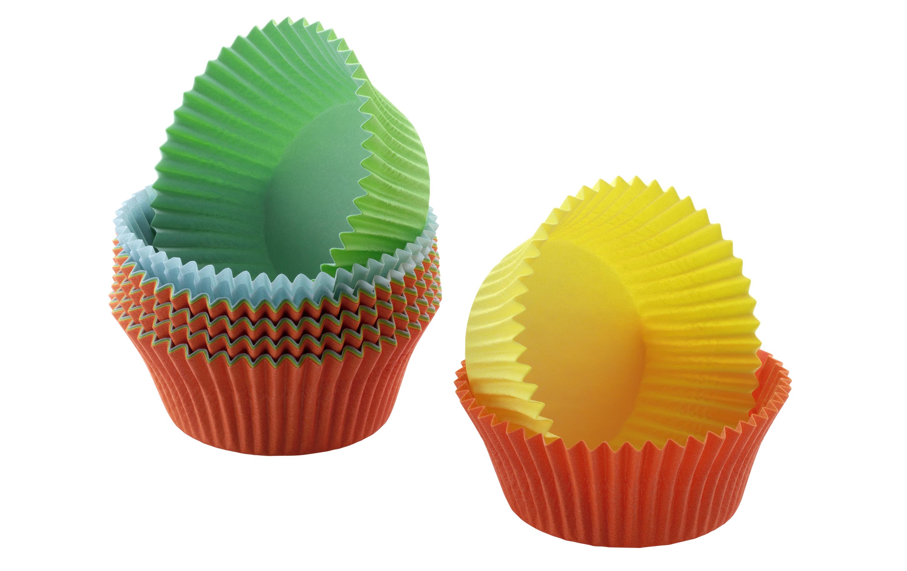 Kaiser Mini Muffinform, Papier, 150 Stück, Mehrfarbig