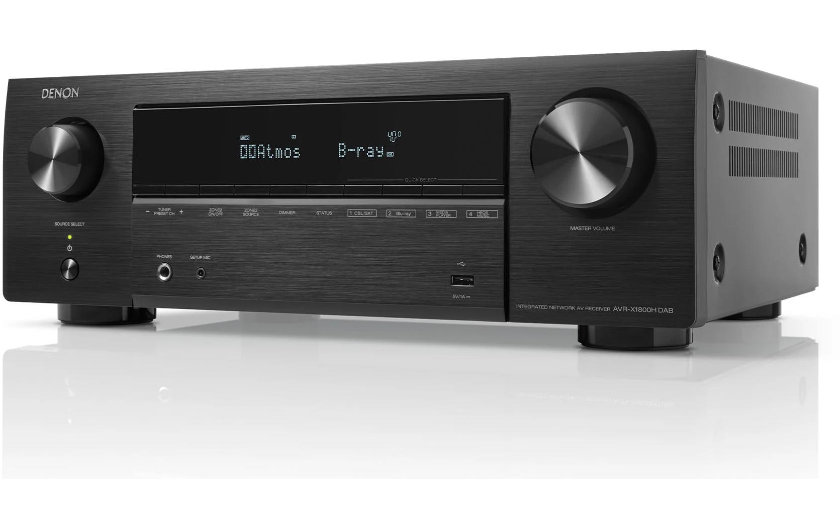 Denon AV-Receiver AVR-X1800H DAB Schwarz Denon AV-Receiver AVR-X1800H DAB Schwarz