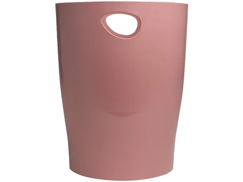 Exacompta Papierkorb Ecobin Skandi 15 L, Altrosa