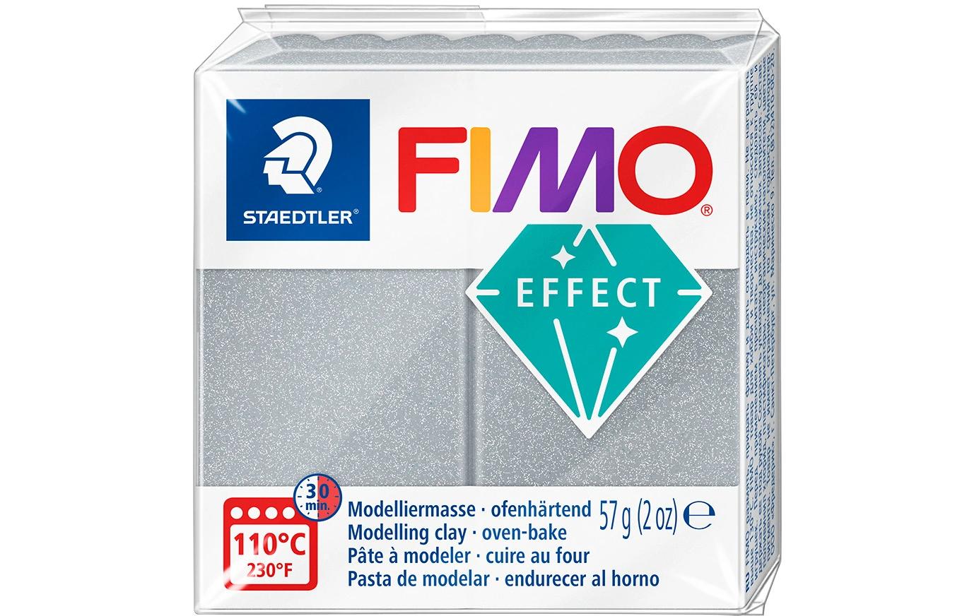 Fimo Modelliermasse Soft Silber Metallic