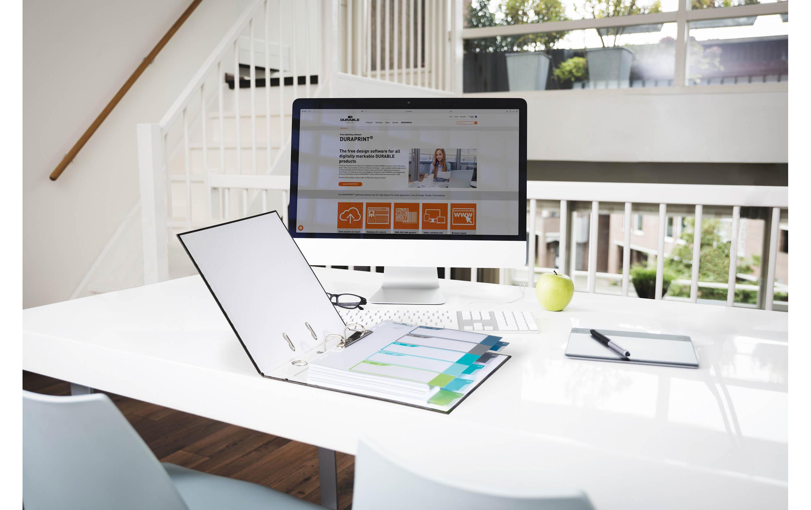 DURABLE Register A4+, 1-5, 5-farbig