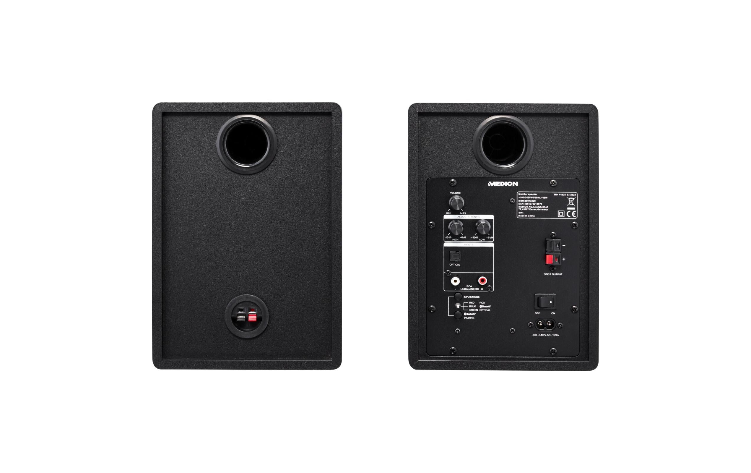 Medion Regallautsprecher Paar LIFE P61925 Schwarz Medion Regallautsprecher Paar LIFE P61925 Schwarz