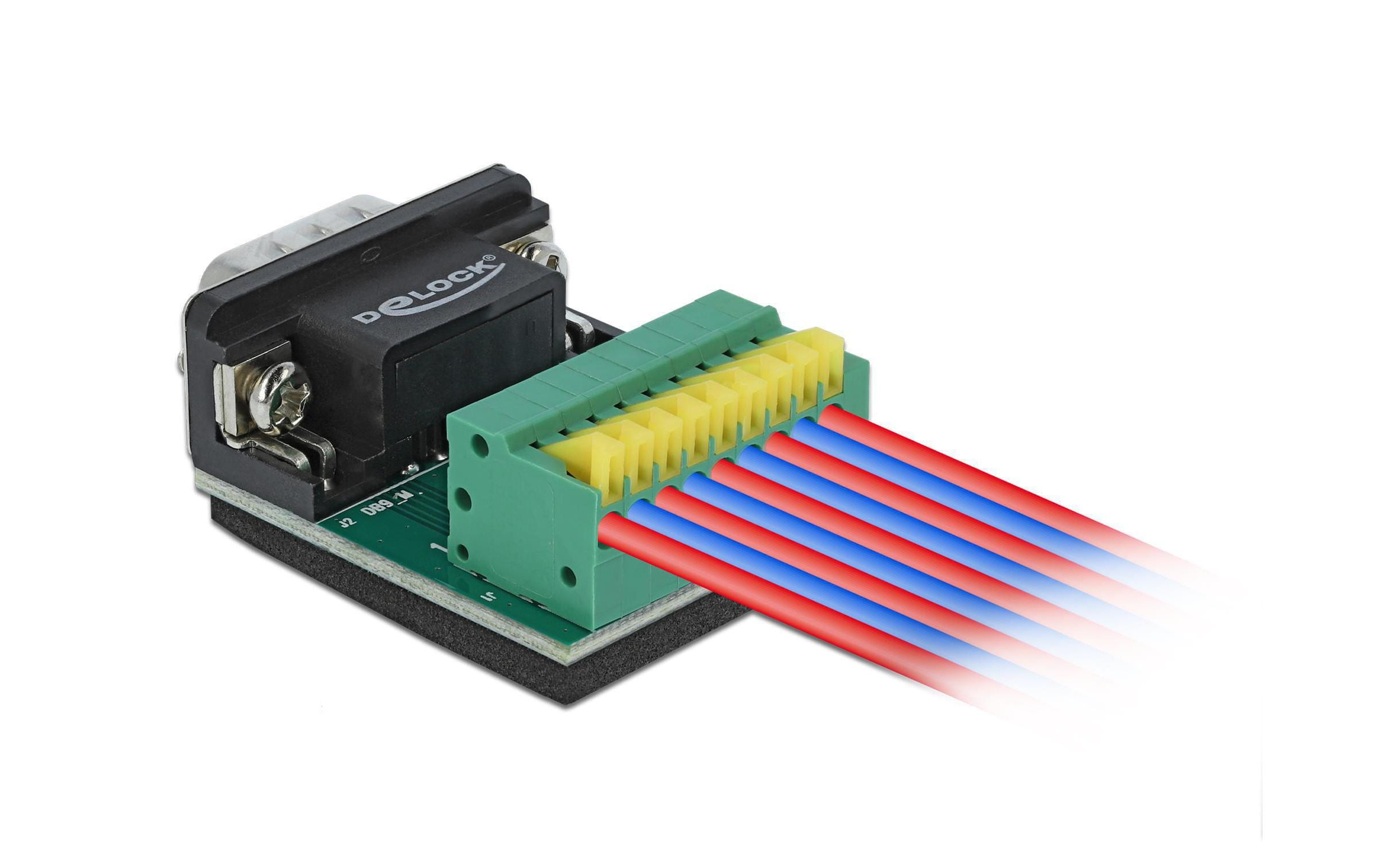 Delock Adapter Sub-D 9 Pin M Terminalblock 9 Pin 0 m Delock Adapter Sub-D 9 Pin M Terminalblock 9 Pin 0 m