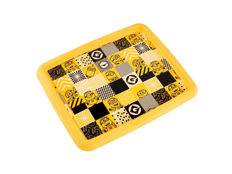 keeeper Karolina Minions Mosaic Kunststoff 24 L Gelb mit Deckel
