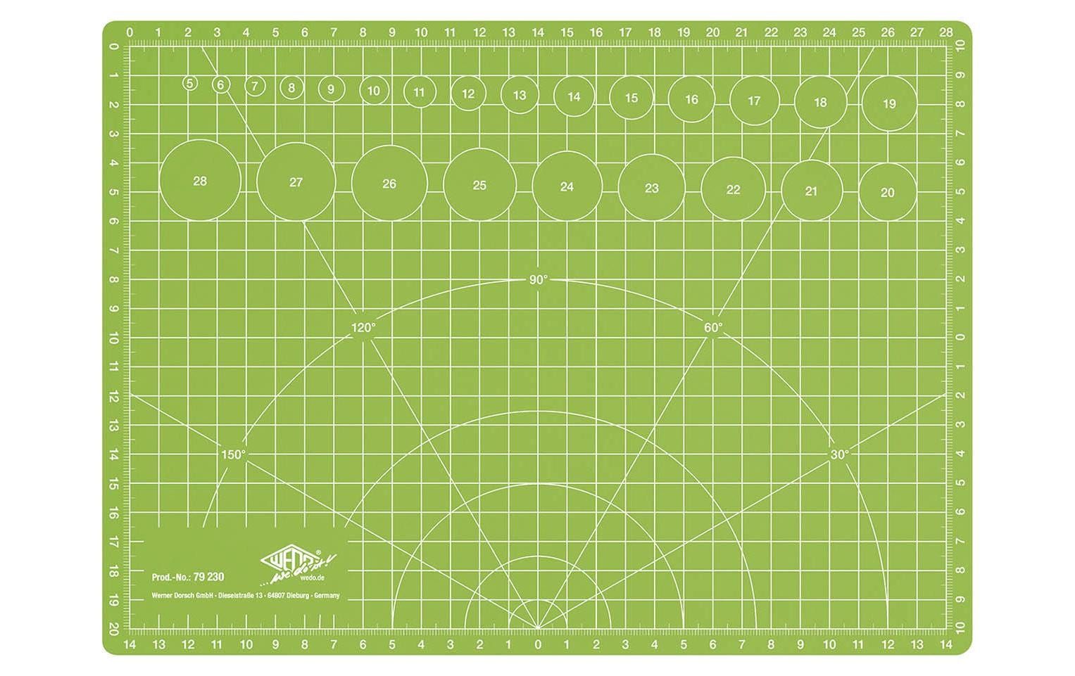 WEDO Schneidematte A4 Comfortline 30 cm x 22 cm
