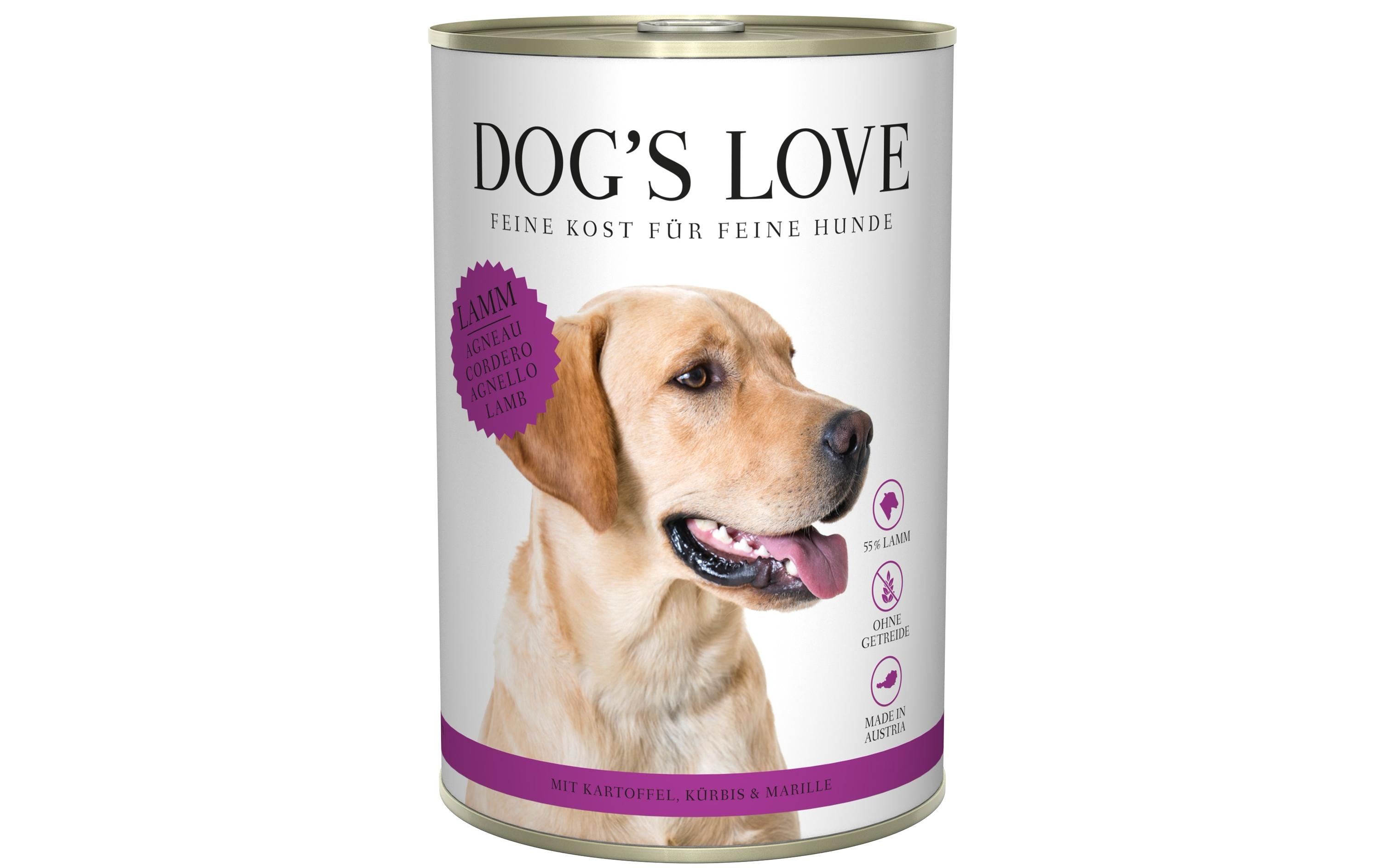 Dog's Love Nassfutter Adult Lamm, 400 g