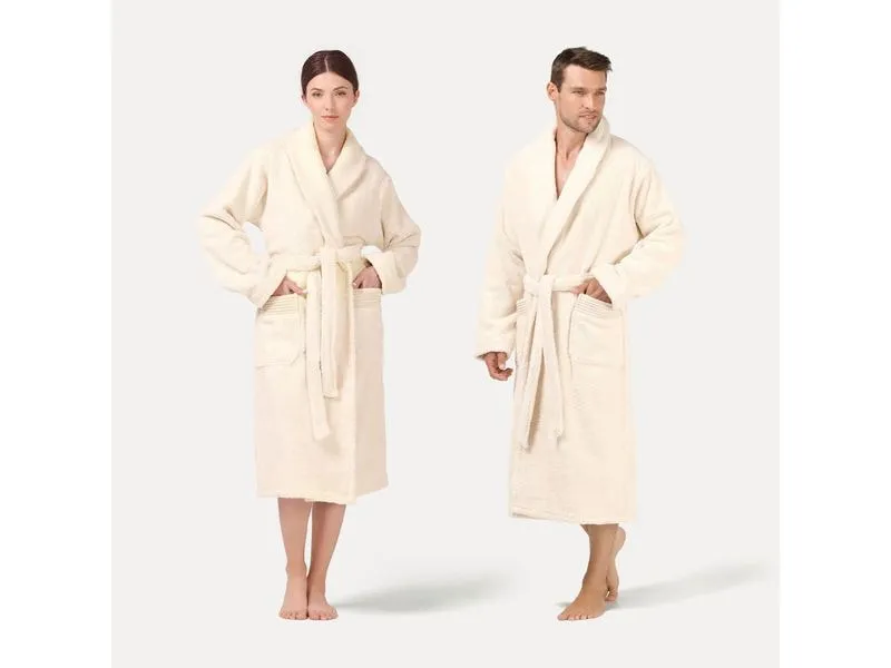 Möve Bademantel Wellness L, Nature Möve Bademantel Wellness L, Nature