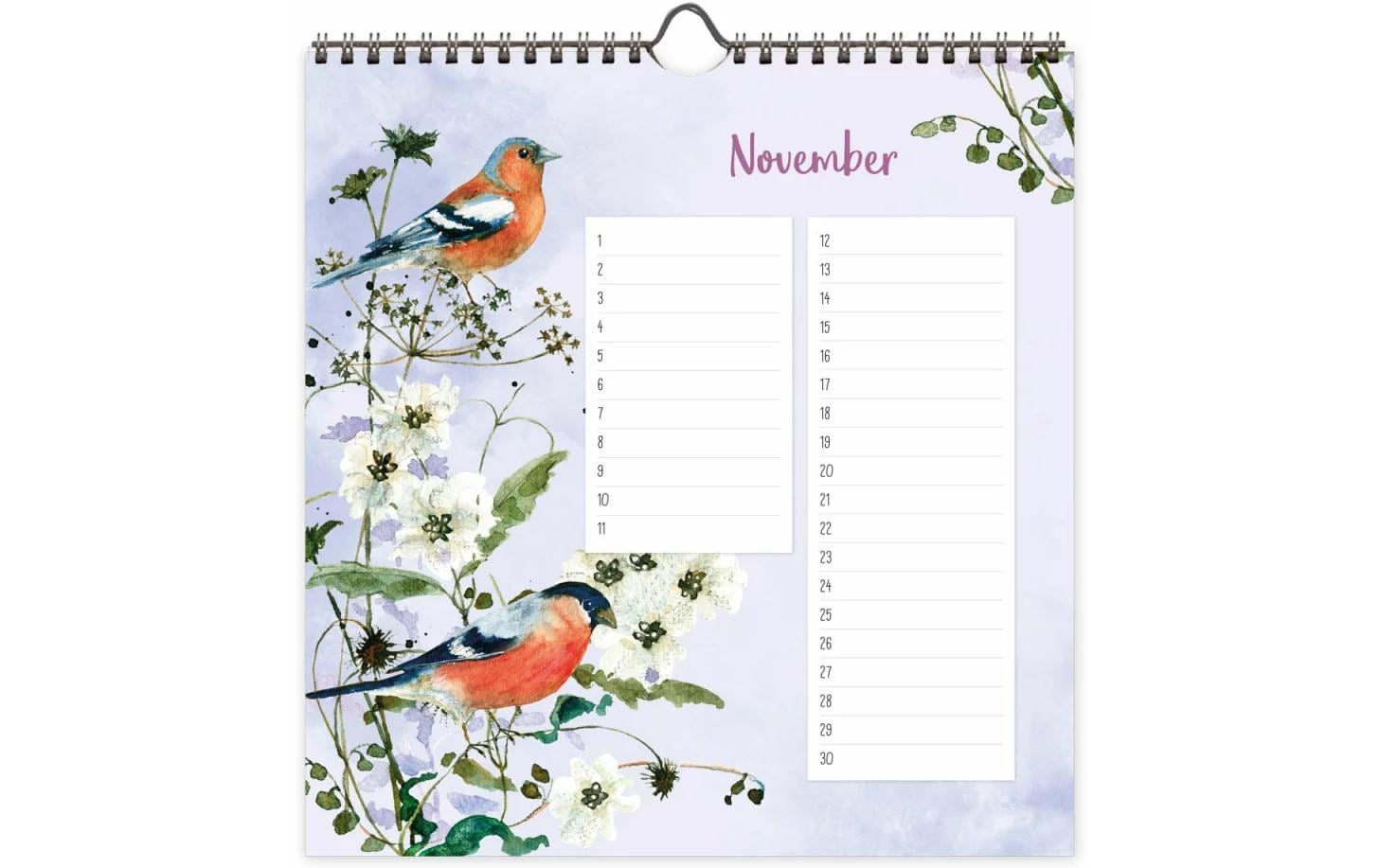 Grätz Geburtstagskalender Blumenwiese 20 x 20.5 x 0.5 cm