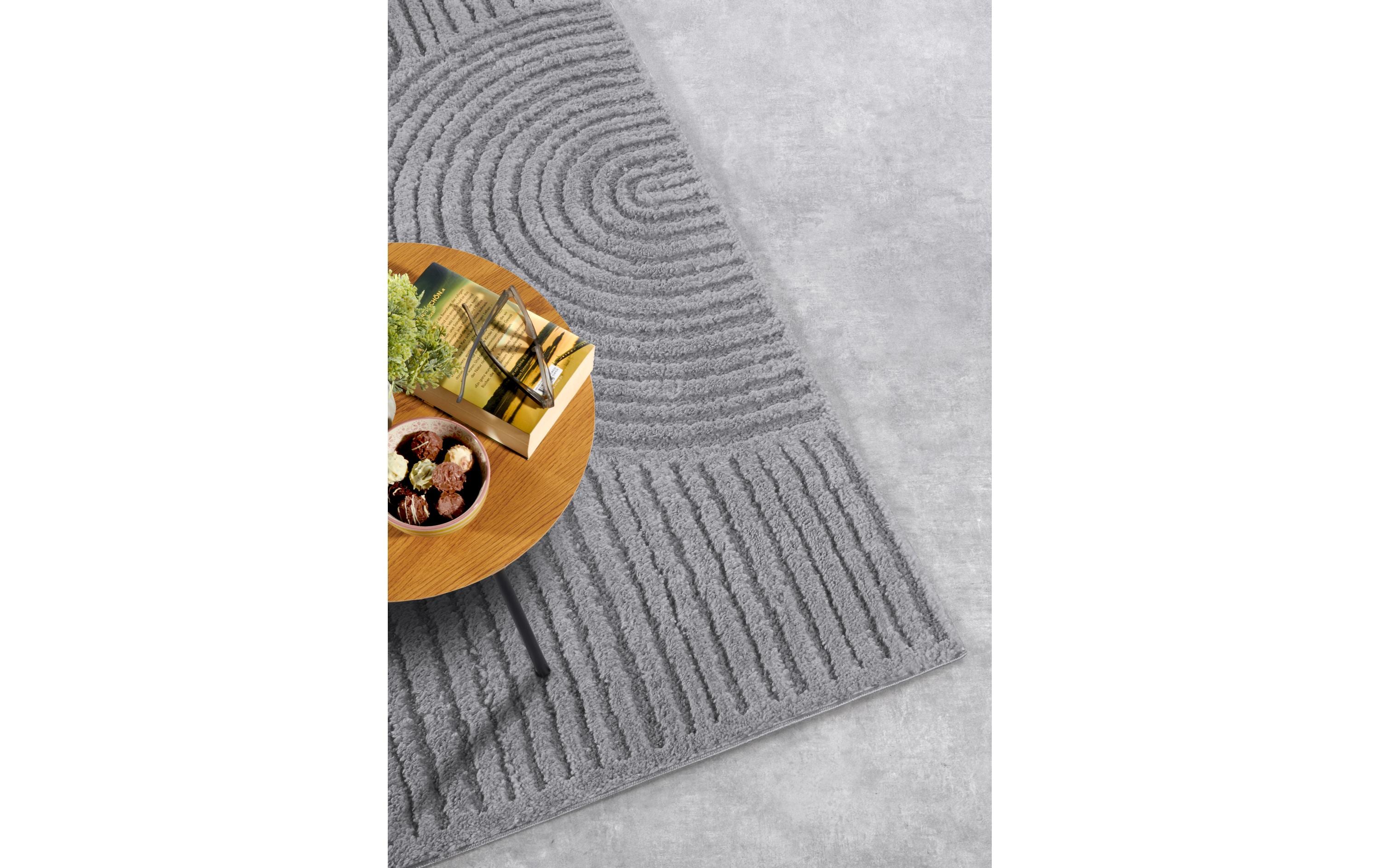 Elle Decoration Teppich Chappe 160 cm x 235 cm, Light Grey
