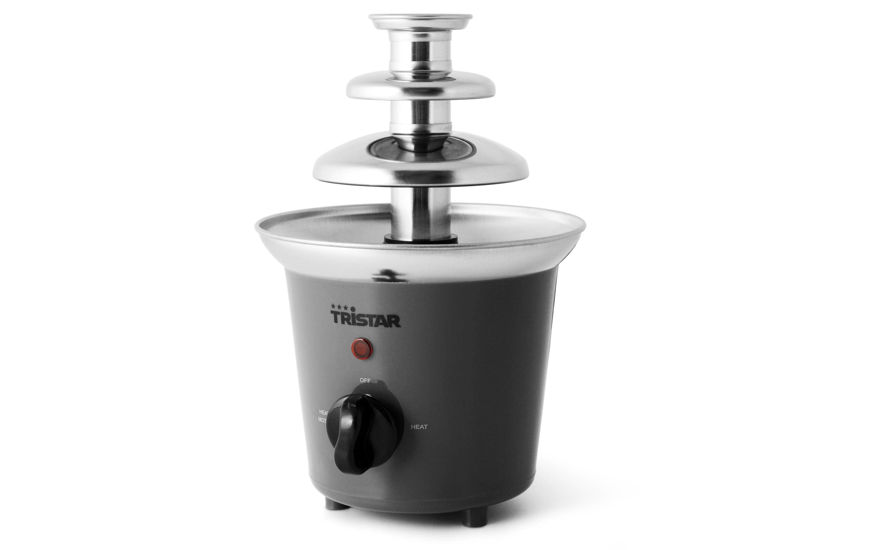 Tristar Schokoladenbrunnen Grau/Silber