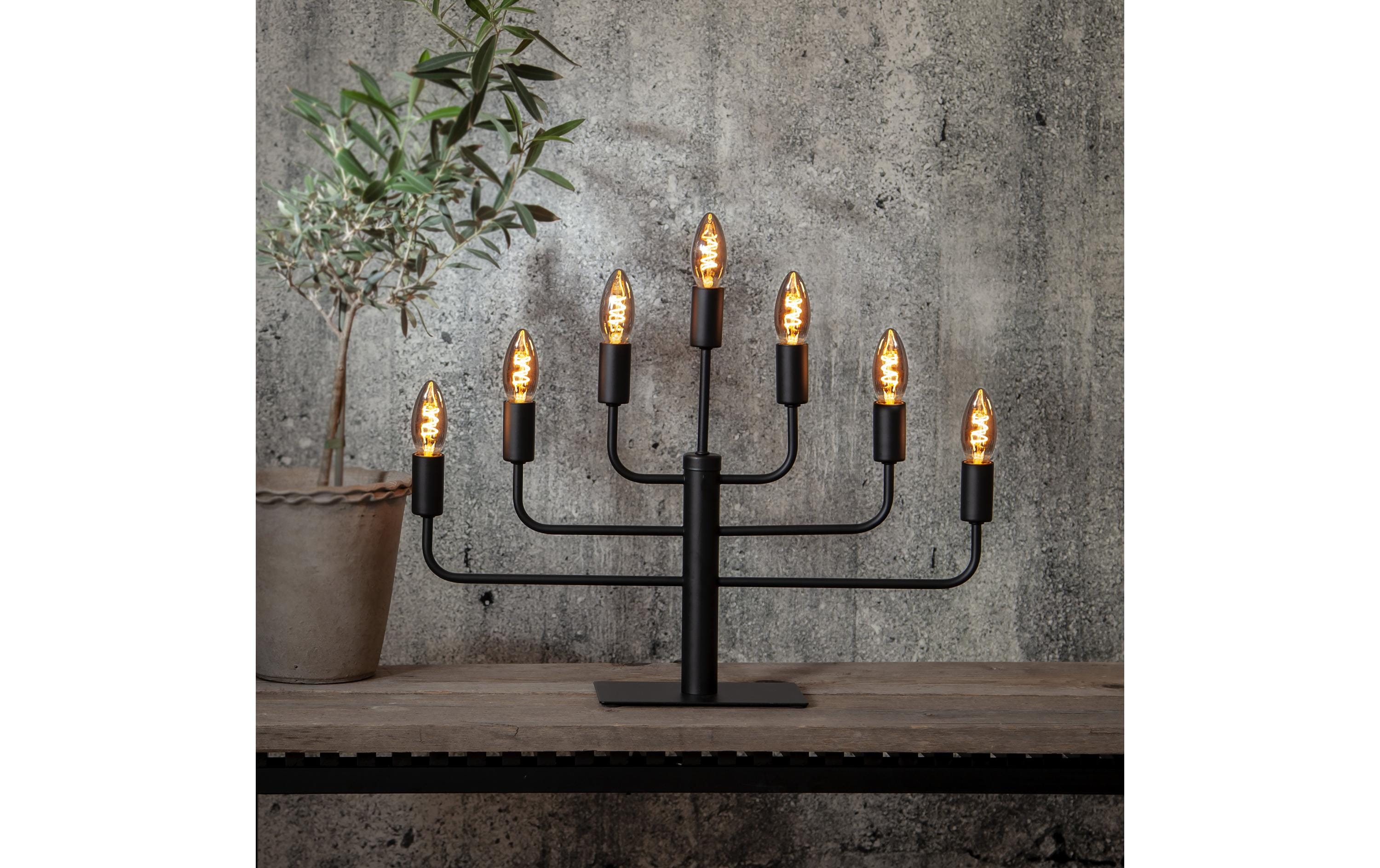 Star Trading Lampe LED Grace Smoke, 3 W, E14, Warmweiss