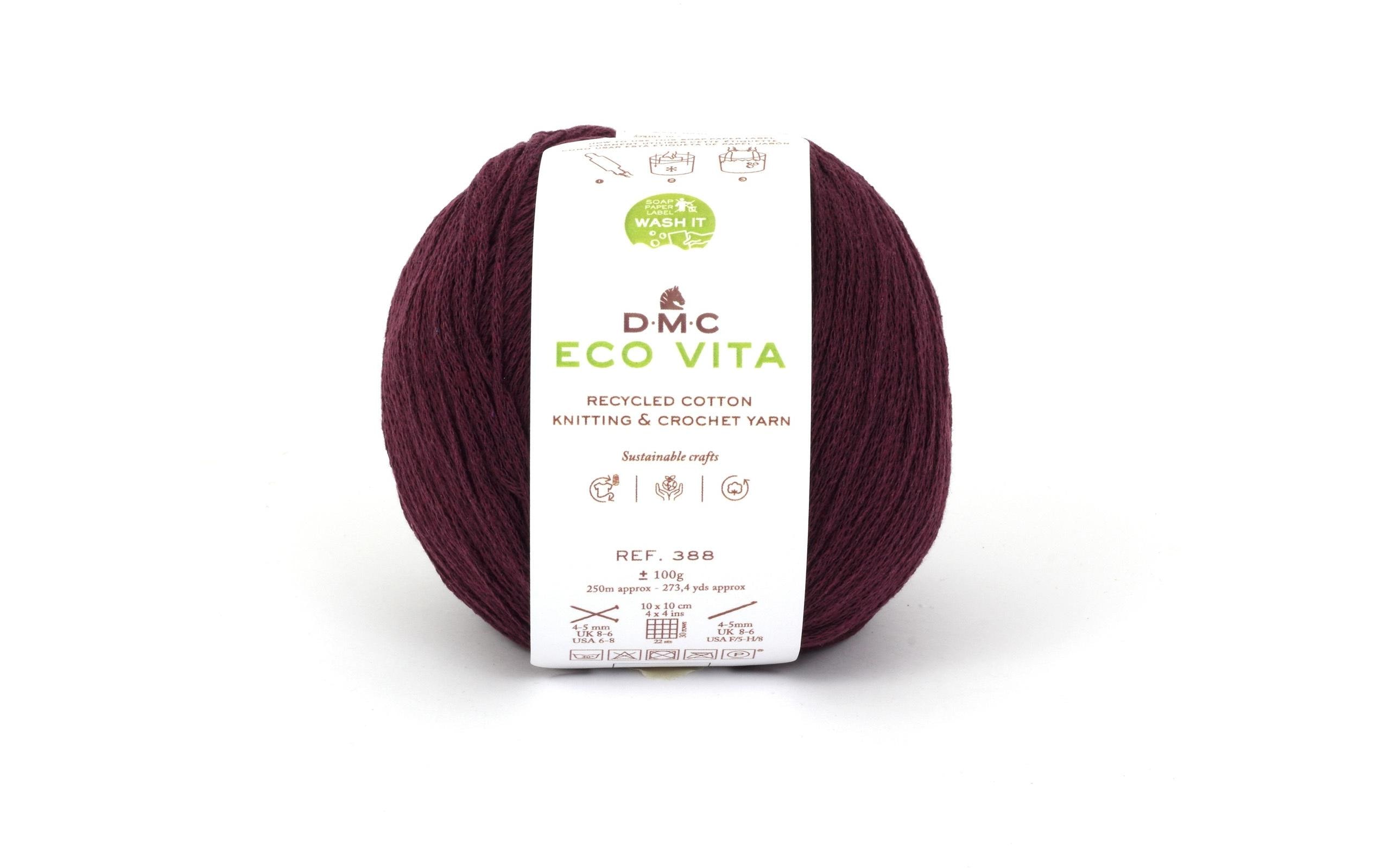 DMC Wolle Eco Vita 100 g, Bordeaux