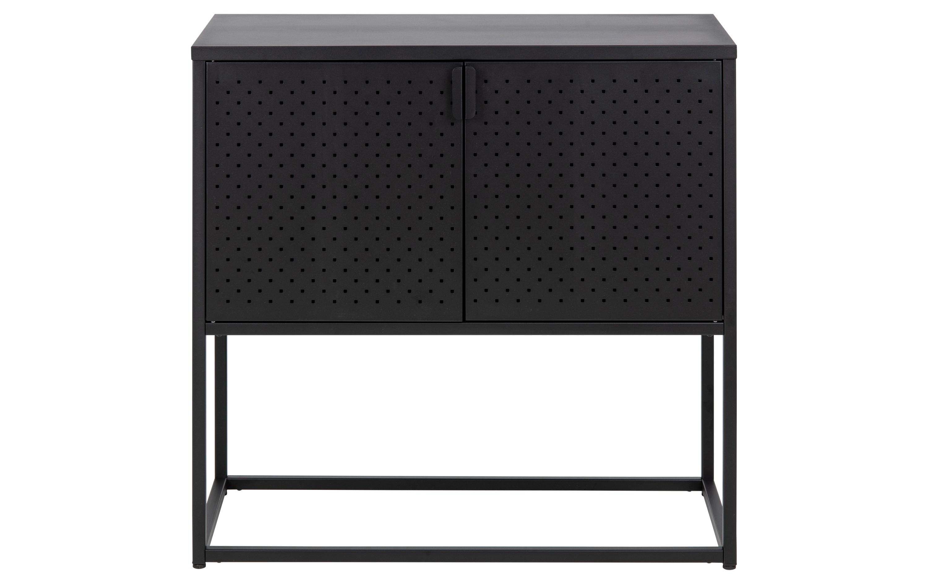 AC Design Kommode Newton 82 x 40 x 80 cm, Schwarz