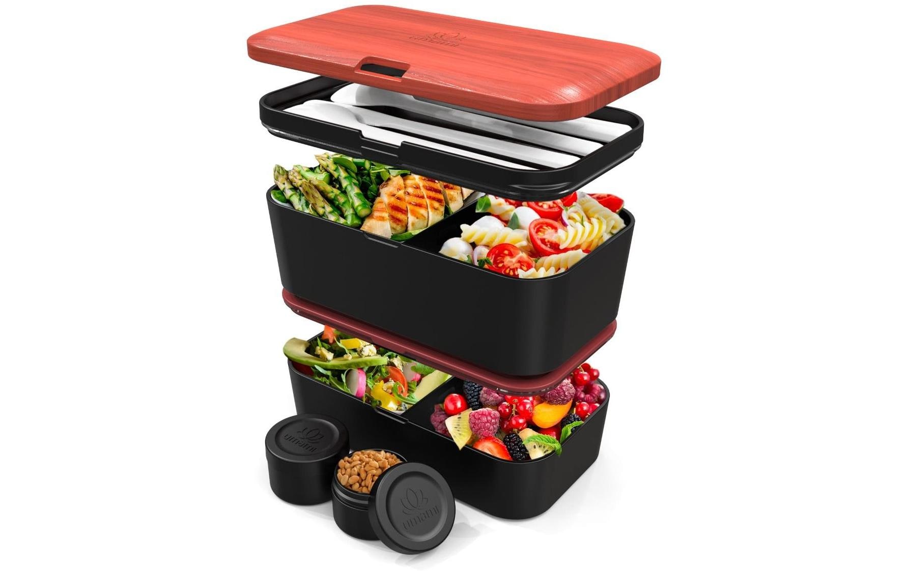 Umami Lunchbox Nestable L Rosewood Black