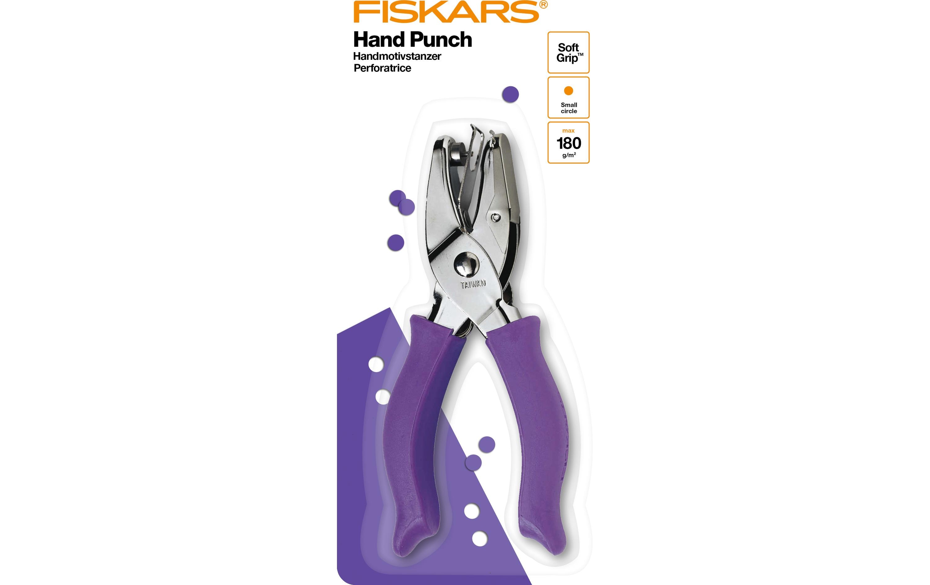 Fiskars Handmotivstanzer 1/16 Kreis Hand, 0.16 cm