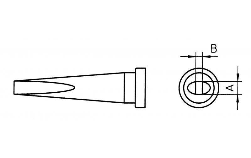 Weller Lötspitze LT M Meisselform 3.2 mm Weller Lötspitze LT M Meisselform 3.2 mm