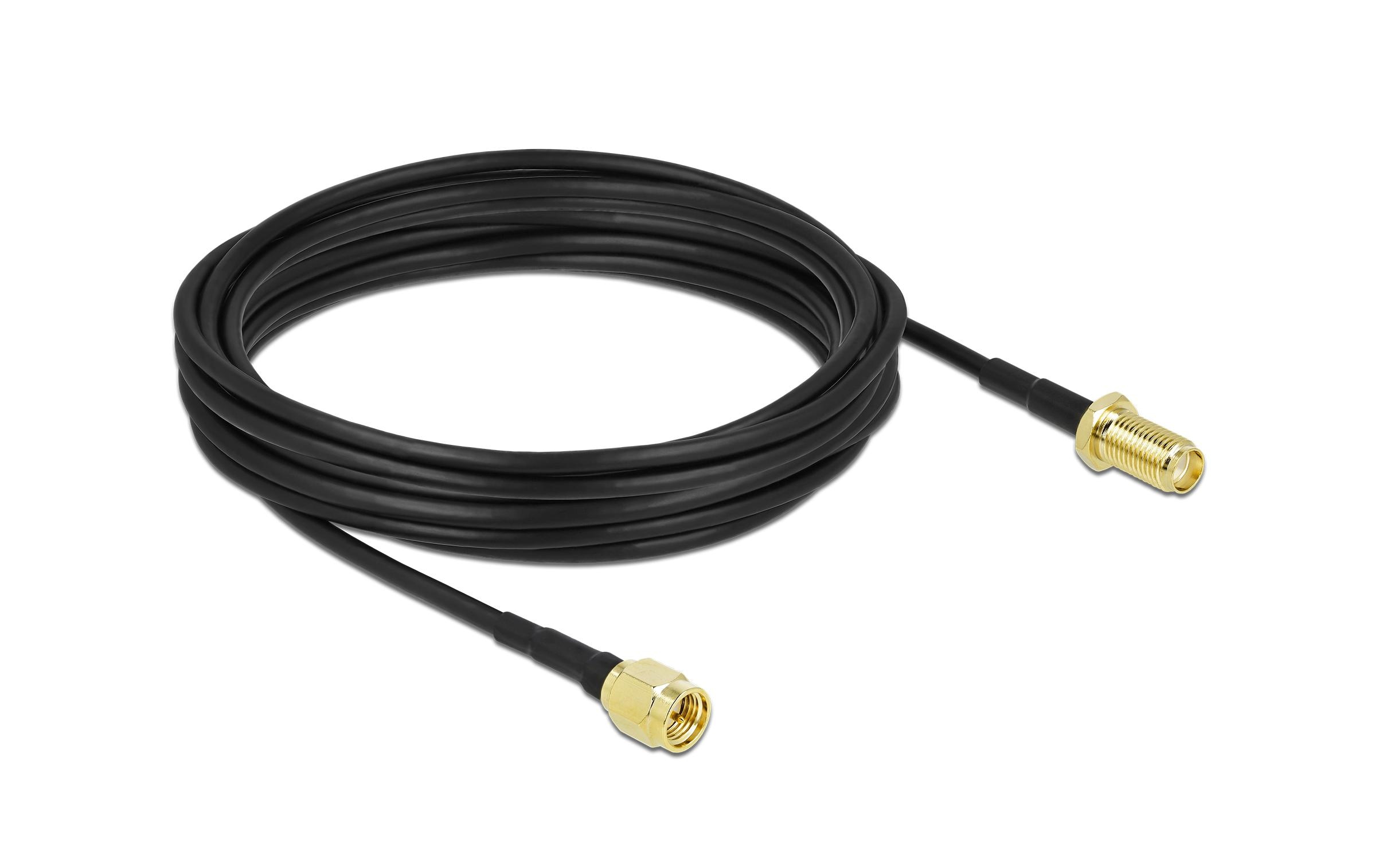 Delock Antennenkabel LTE/5G, CFD/LRM100 SMA zu SMA, 7.5 m Delock Antennenkabel LTE/5G, CFD/LRM100 SMA zu SMA, 7.5 m