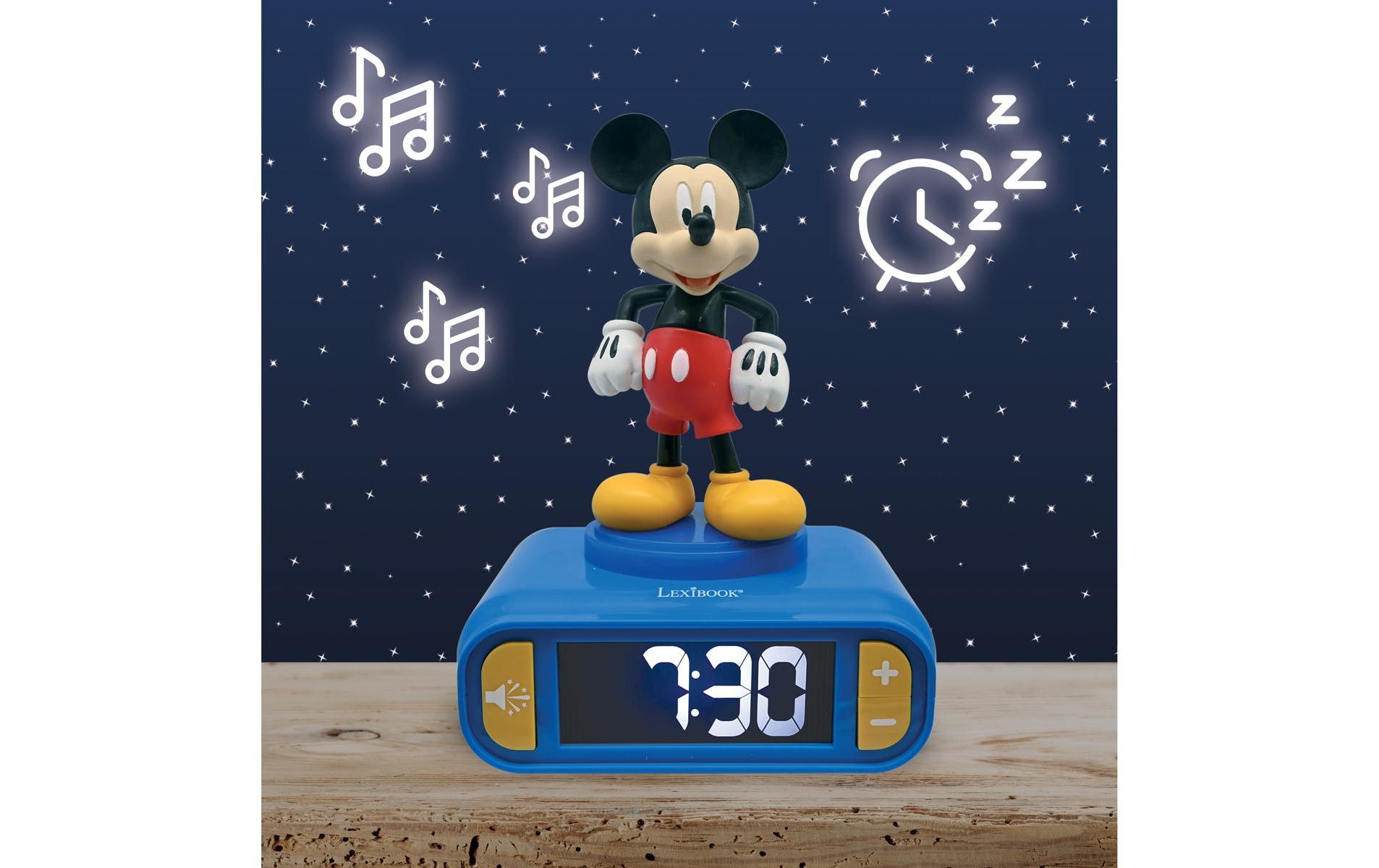 Lexibook Wecker Nachtlicht-Wecker Mickey Mouse