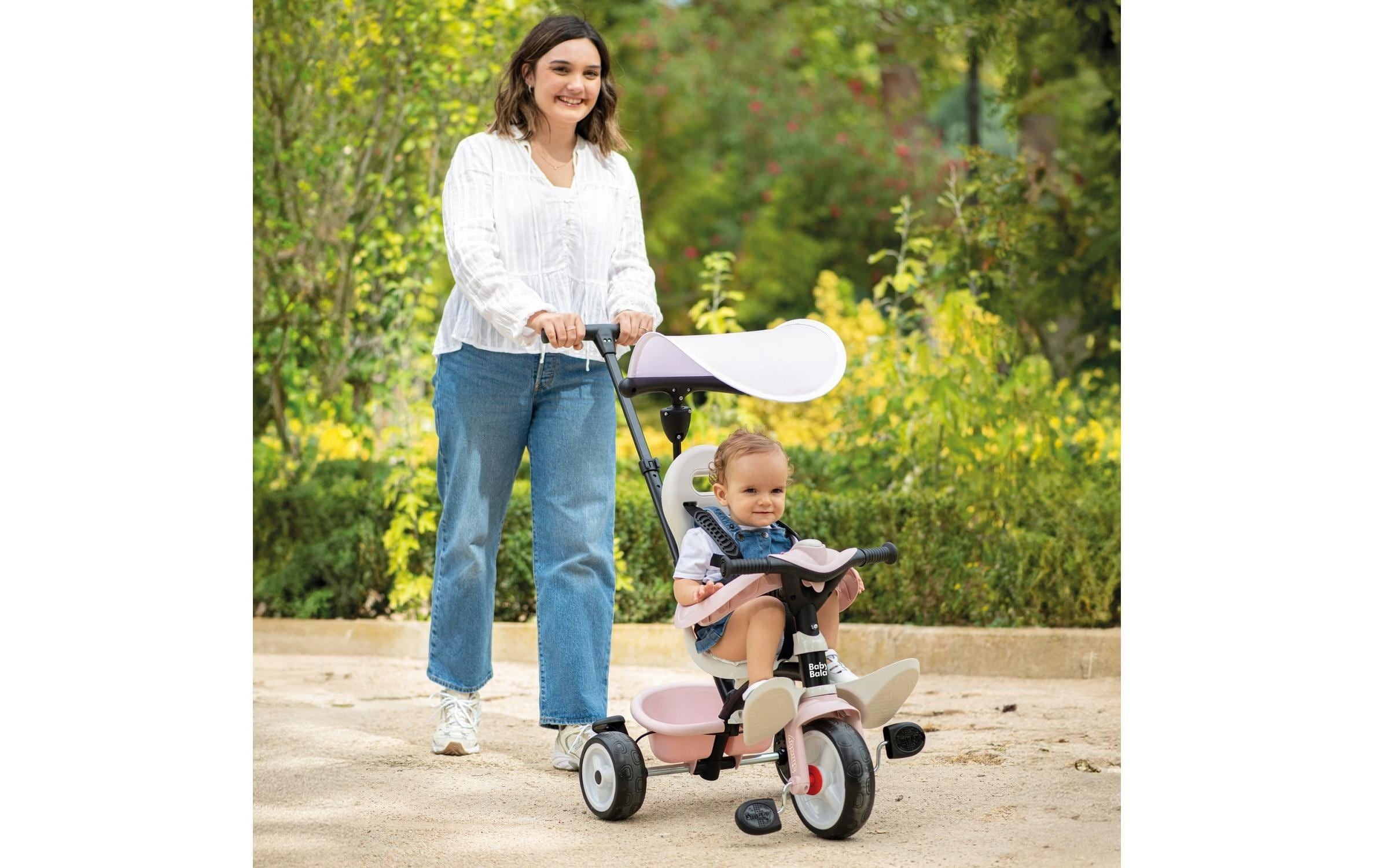 Smoby Dreirad Baby Balade Rosa