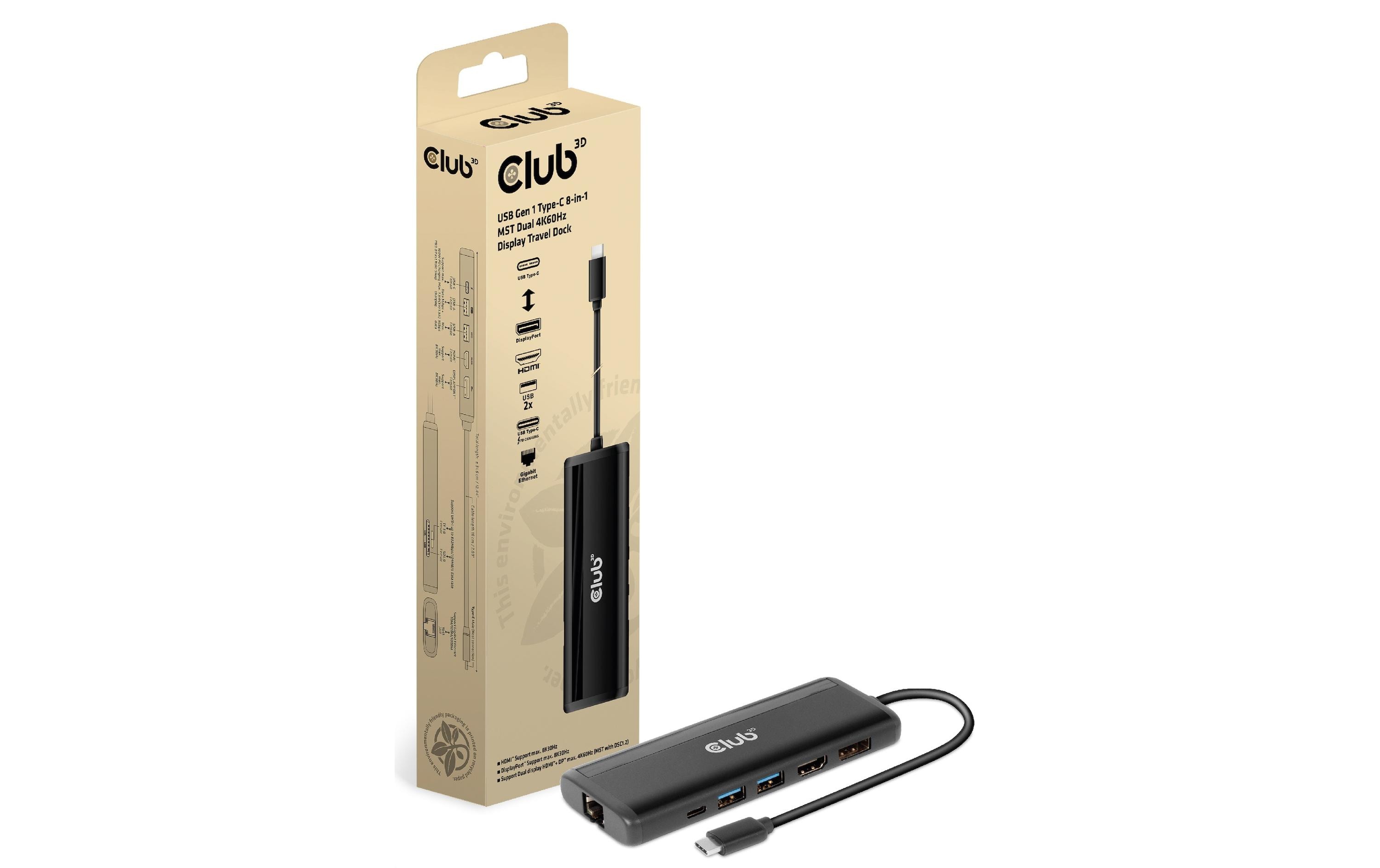 Club 3D Dockingstation CSV-1597 USB Type-C