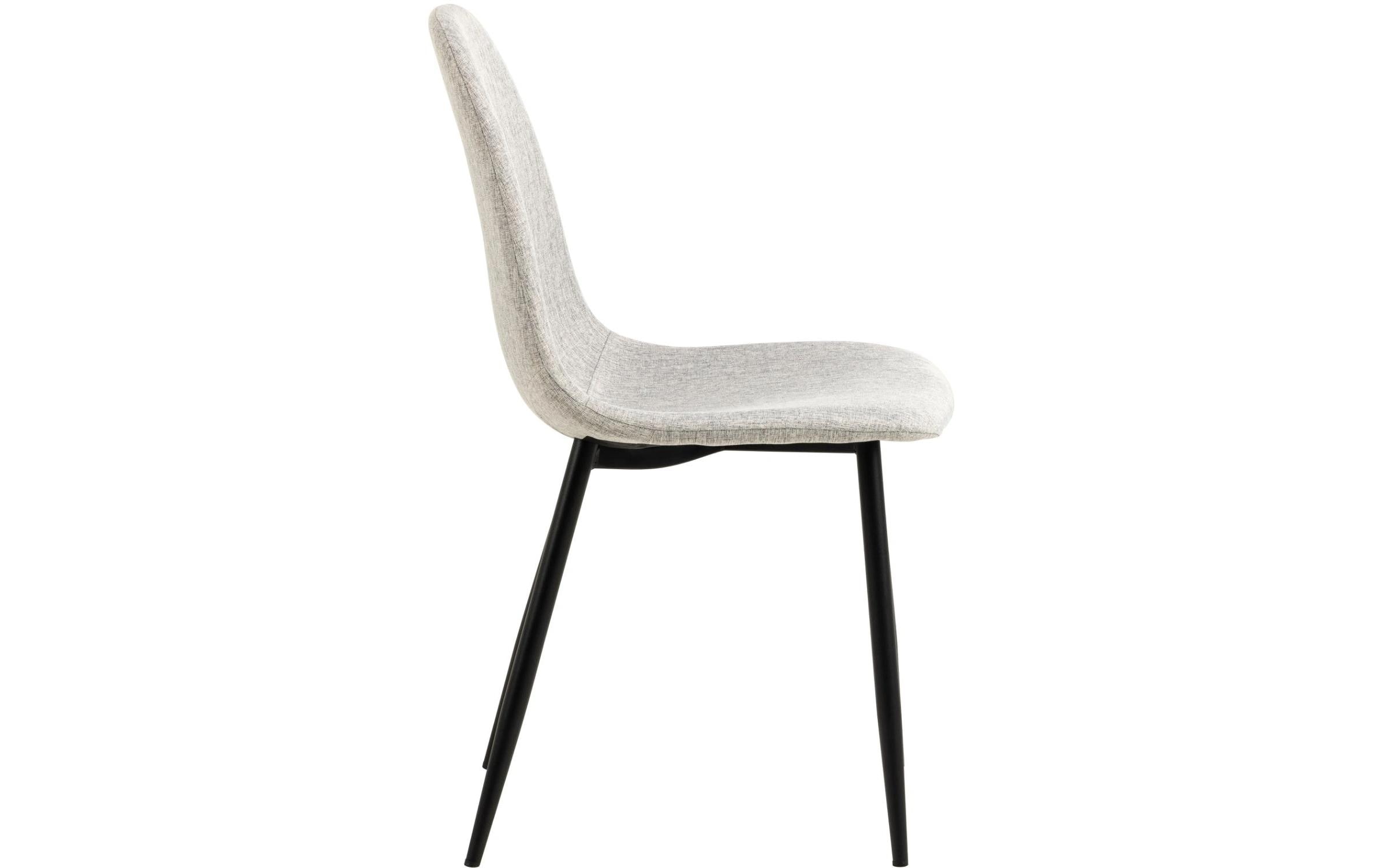 AC Design Stuhl Celia 4 Stück, Hellgrau