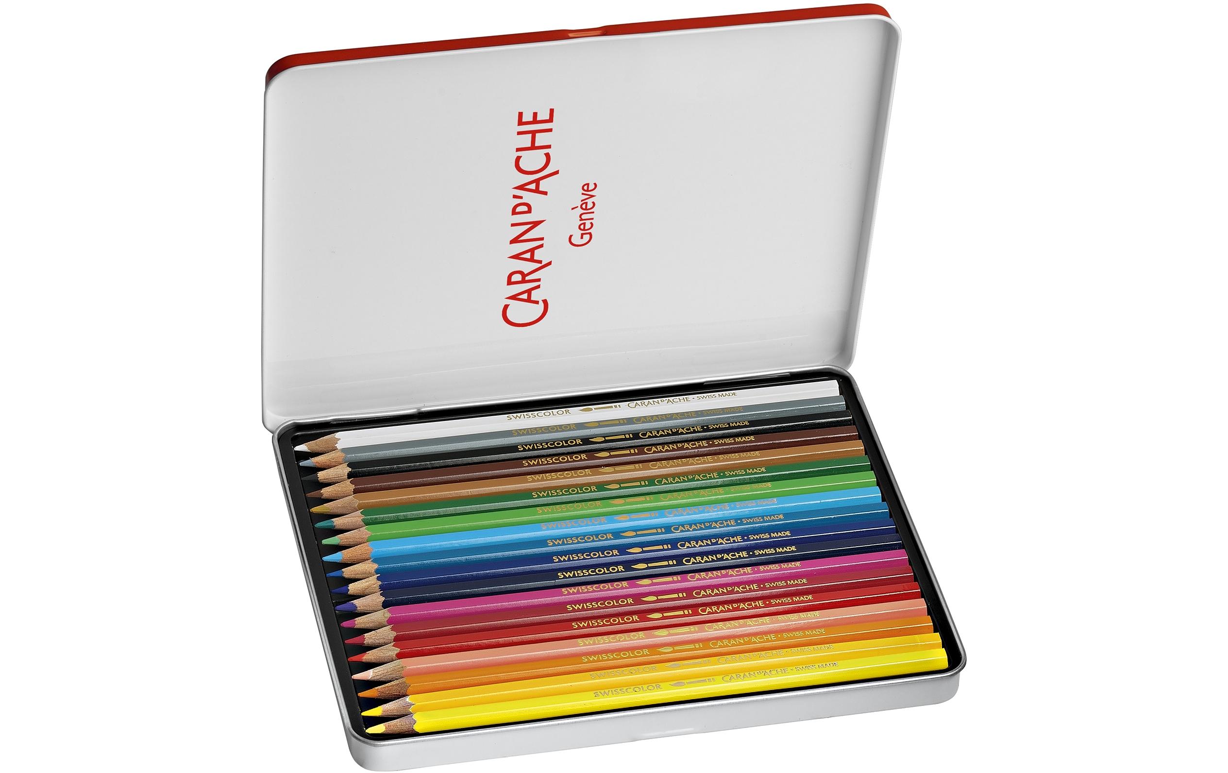 Caran d'Ache Aquarellfarbstifte Swisscolor 18 Stück