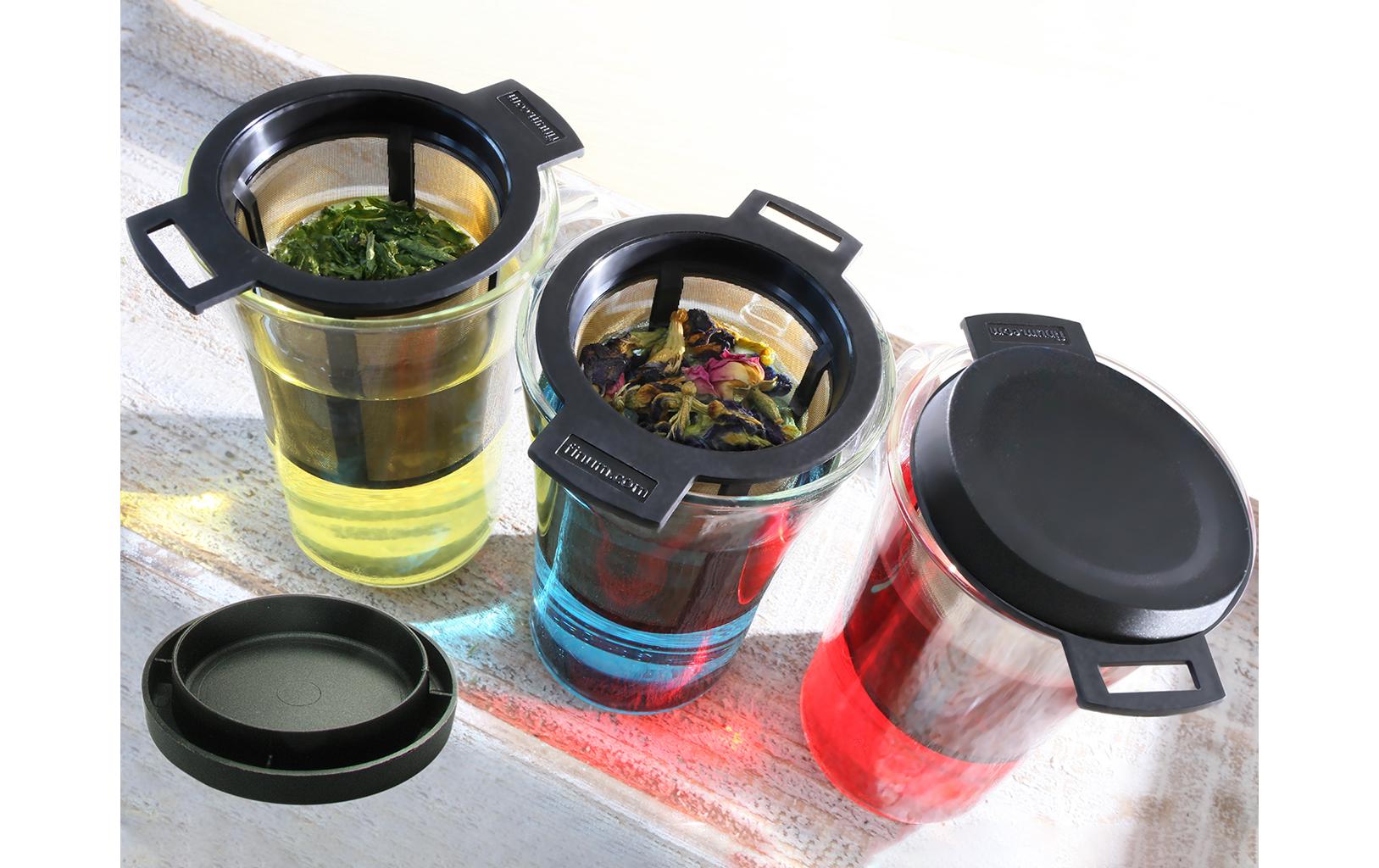 Finum Teefilter-System Brewing Basket M Schwarz