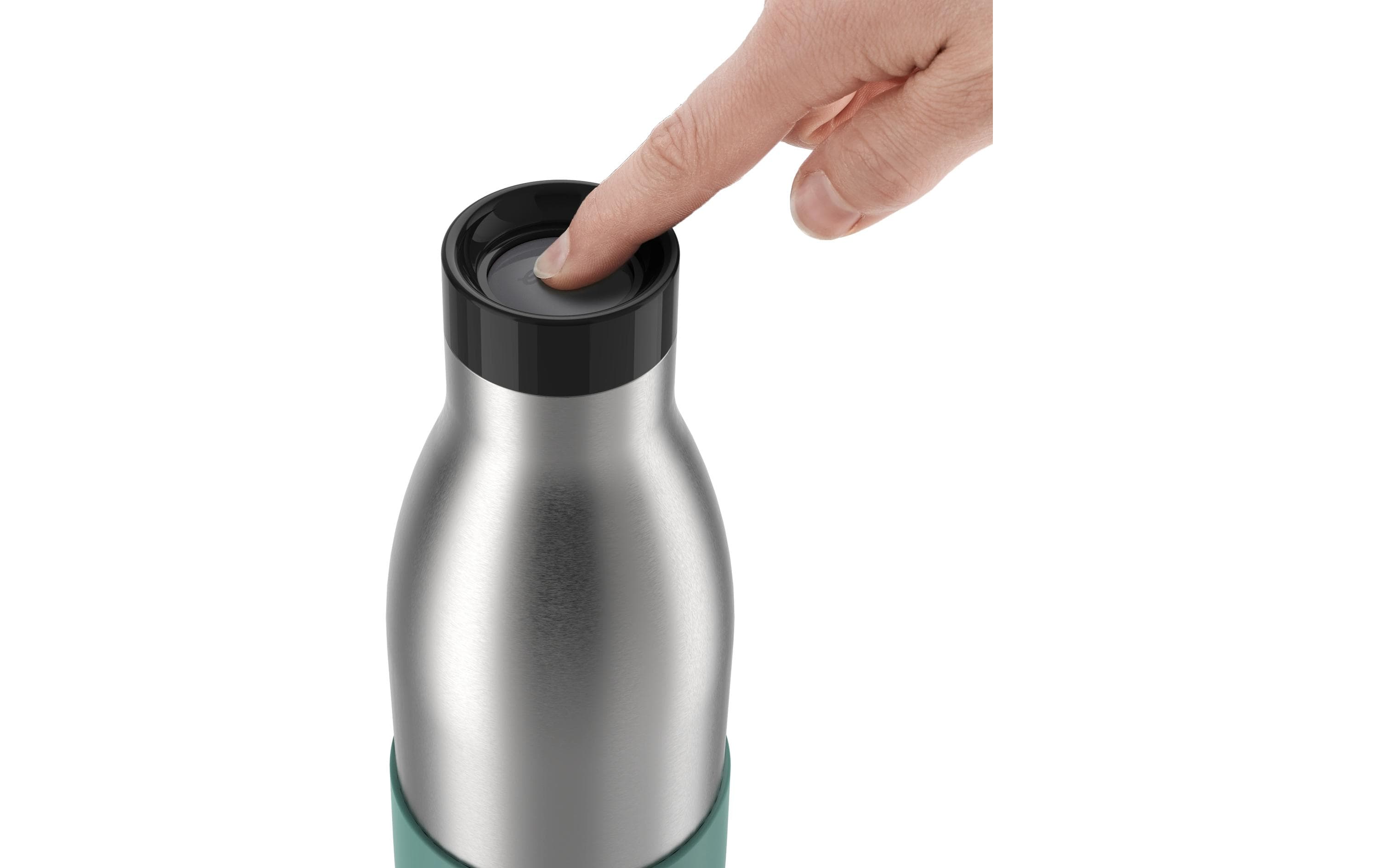 Emsa Trinkflasche Bludrop Sleeve 700 ml, Grün