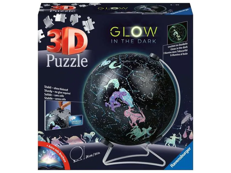 Ravensburger 3D Puzzle Glow In The Dark Sternenglobus Ravensburger 3D Puzzle Glow In The Dark Sternenglobus