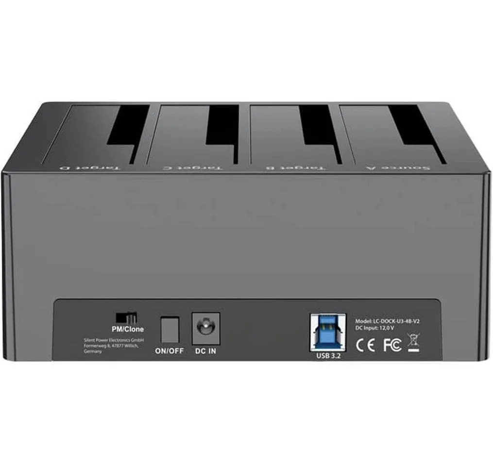 LC-Power Dockingsstation SSD LC-DOCK-U3-4B-V2