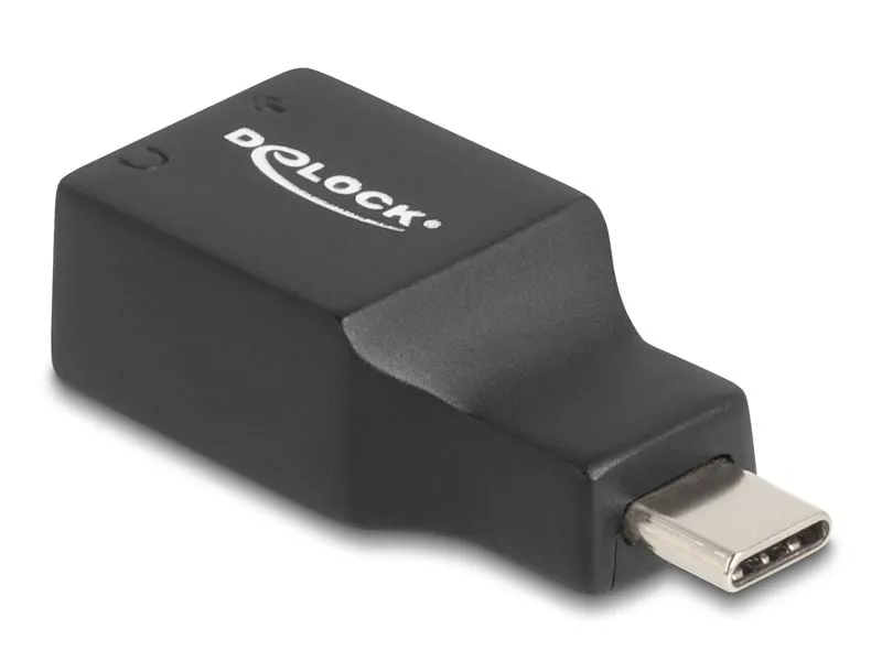 Delock Soundkarte USB-C Stecker - 2x3.5mm Klinke Plug & Play Delock Soundkarte USB-C Stecker - 2x3.5mm Klinke Plug & Play