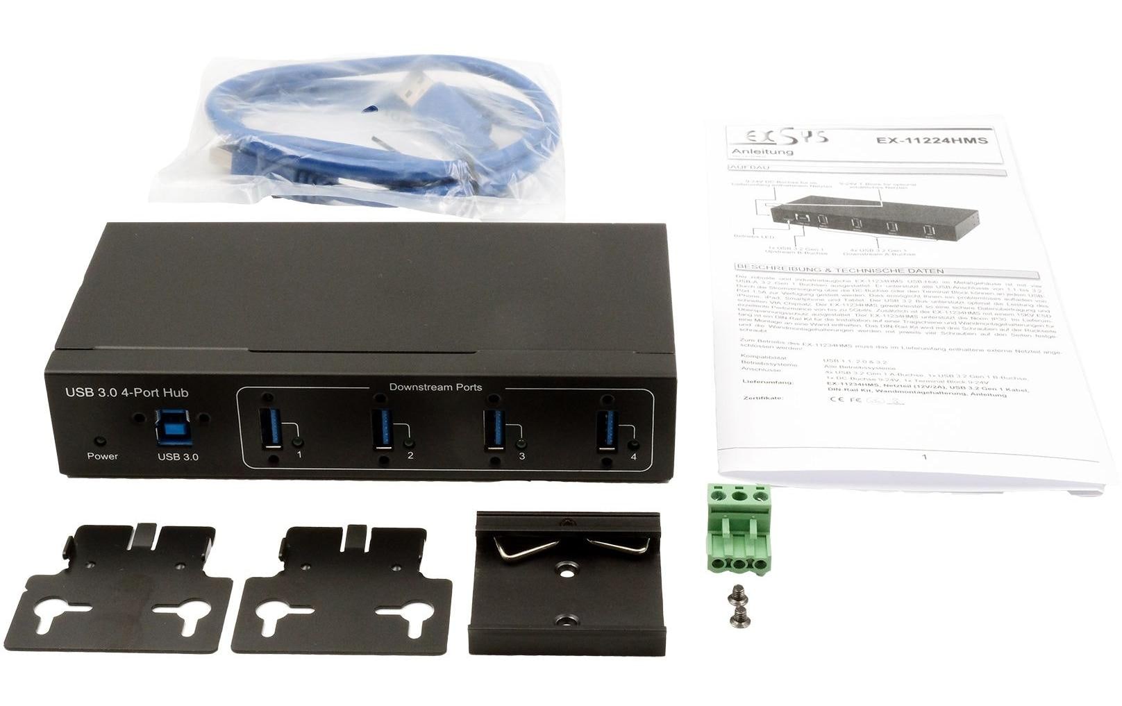 Exsys USB-Hub EX-11224HMVS