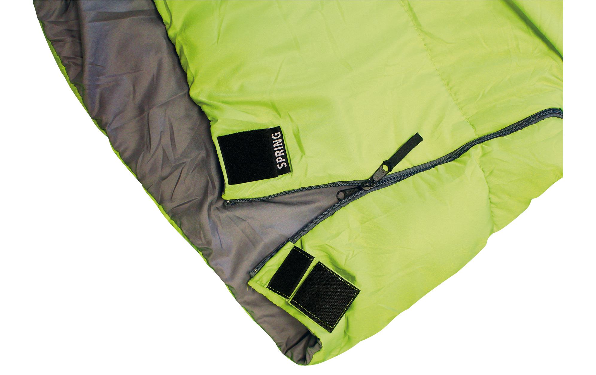 Eurotrail Schlafsack Spring Polyester, Beige/Dunkelbraun