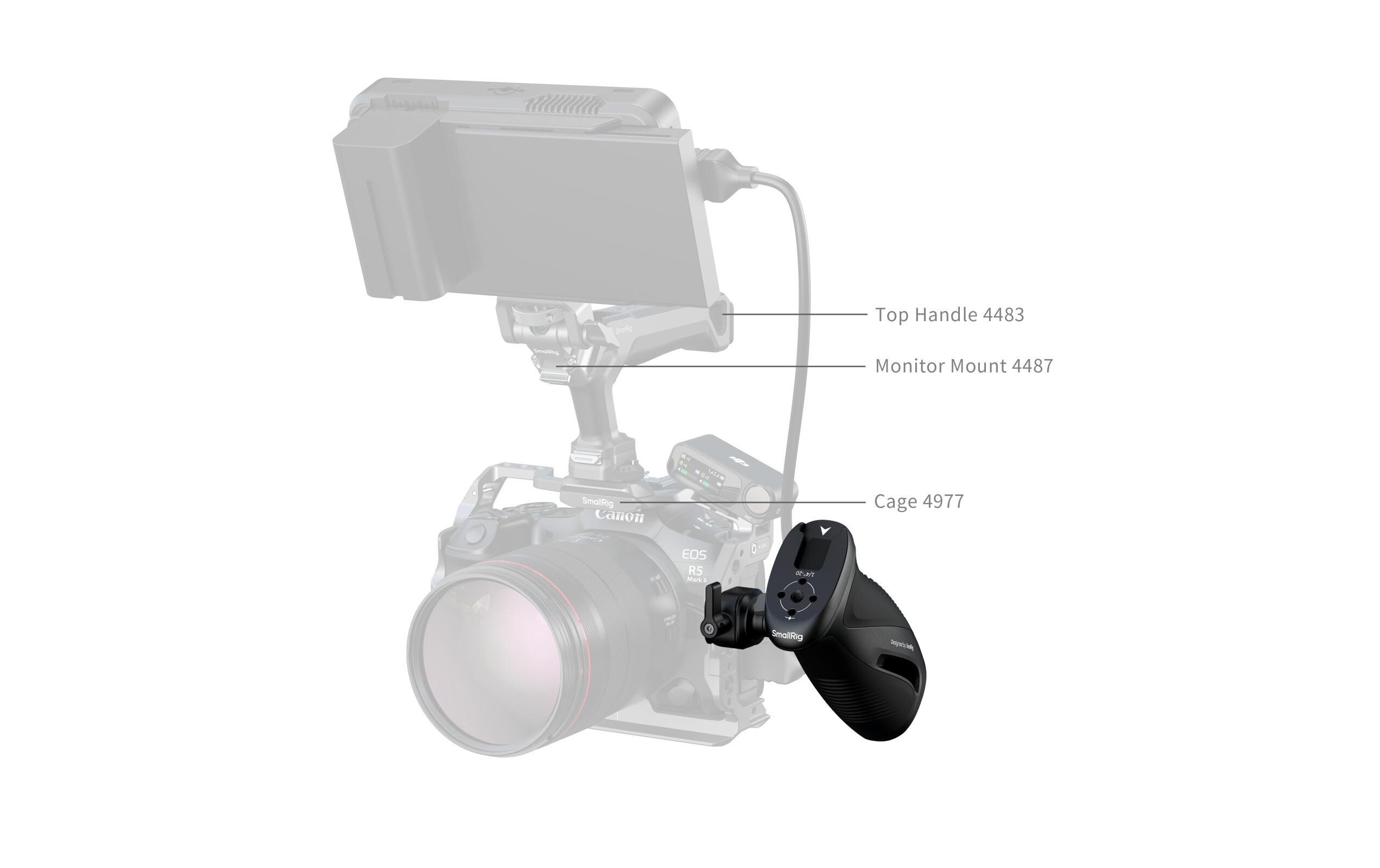 Smallrig Drehbarer Seitengriff mit NATO-Klemme