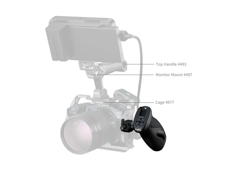 Smallrig Drehbarer Seitengriff mit NATO-Klemme Smallrig Drehbarer Seitengriff mit NATO-Klemme