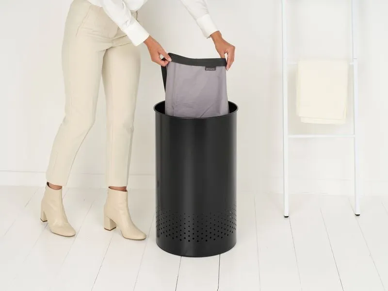 Brabantia Wäschesammler 60 l, Schwarz