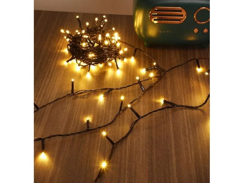 Dameco LED Outdoor Lichterkette 200 LED warm weisses Licht Dameco LED Outdoor Lichterkette 200 LED warm weisses Licht