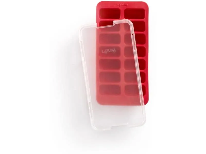 Lékué Eiswürfelform Rot