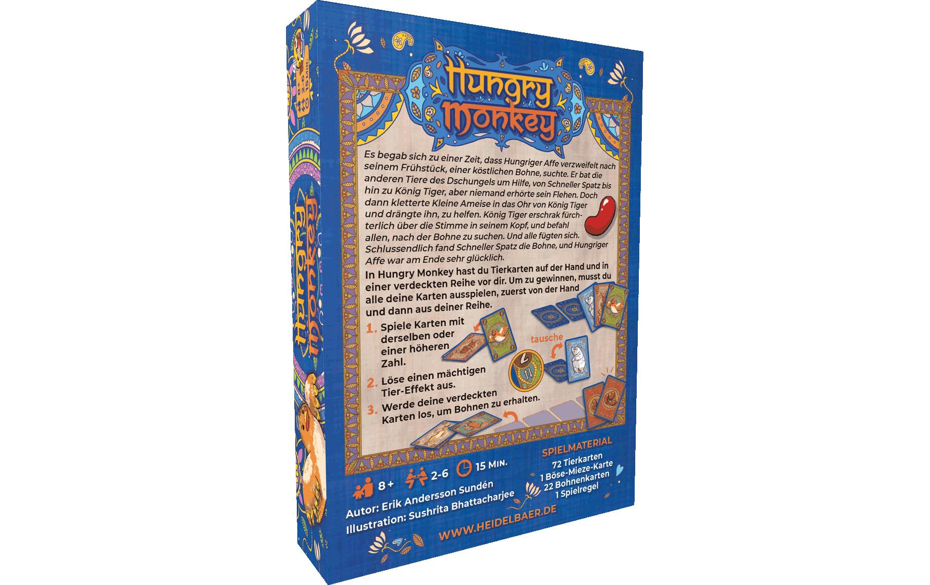 Heidelberger Spieleverlag Kartenspiel Hungry Monkey Deutsch Heidelberger Spieleverlag Kartenspiel Hungry Monkey Deutsch
