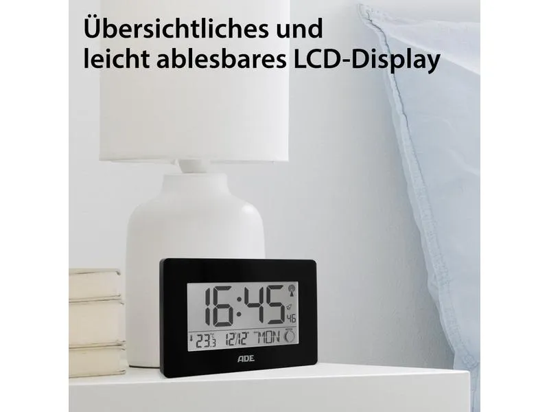 ADE Funkuhr XXL-Ziffern ADE Funkuhr XXL-Ziffern