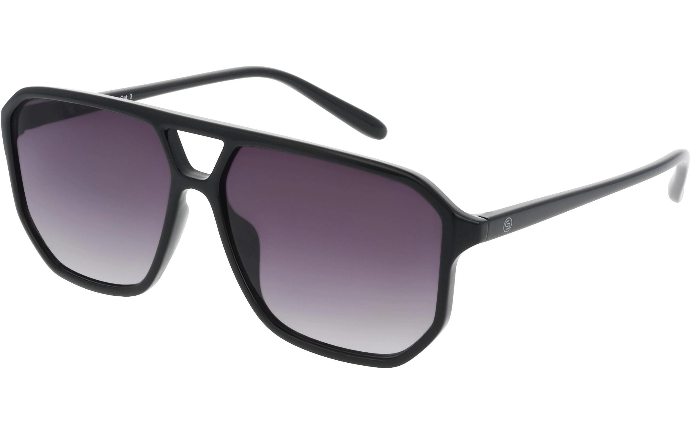 SMARTY Sonnenbrille Laufen Black, mit Etui