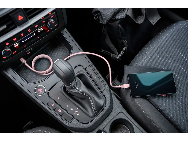 Ansmann Magnetisches Silikonkabel USB-C auf USB-C, 120 cm rose Ansmann Magnetisches Silikonkabel USB-C auf USB-C, 120 cm rose