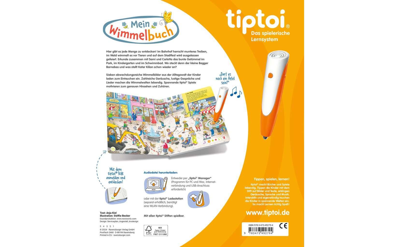 tiptoi Lernbuch Mein Wimmelbuch