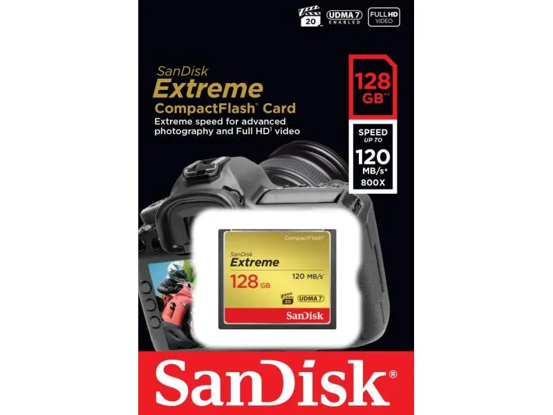 SanDisk CF-Karte Extreme 128 GB